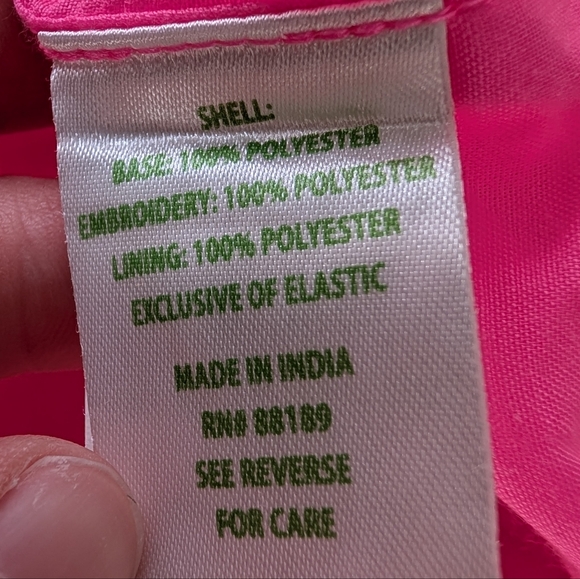 Lilly Pulitzer Kina Midi Dress | Size 8 | Pink Isle Psychedelic Swirl Eyelet - Picture 14 of 15